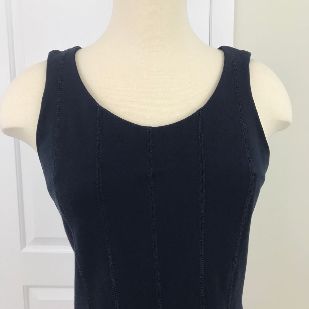 J. Crew Navy Scuba Dress Size 4 - Picture 2 of 8